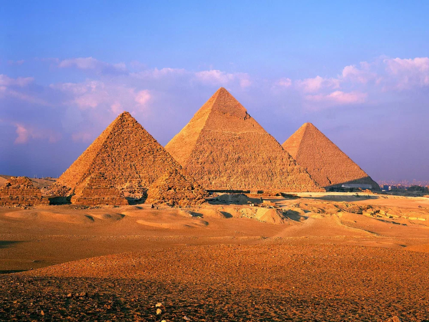 The Great Pyramids of Giza, Egypt